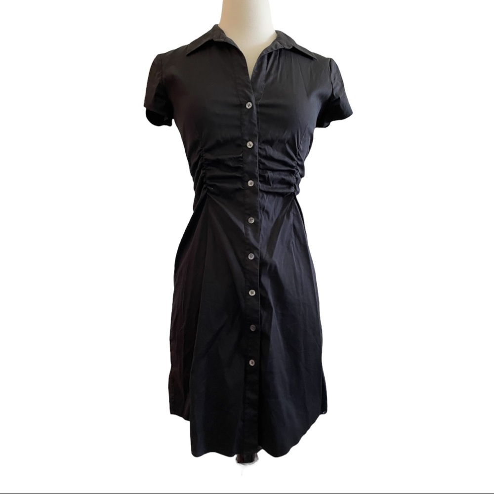 Theory Black Dress Cotton Casual